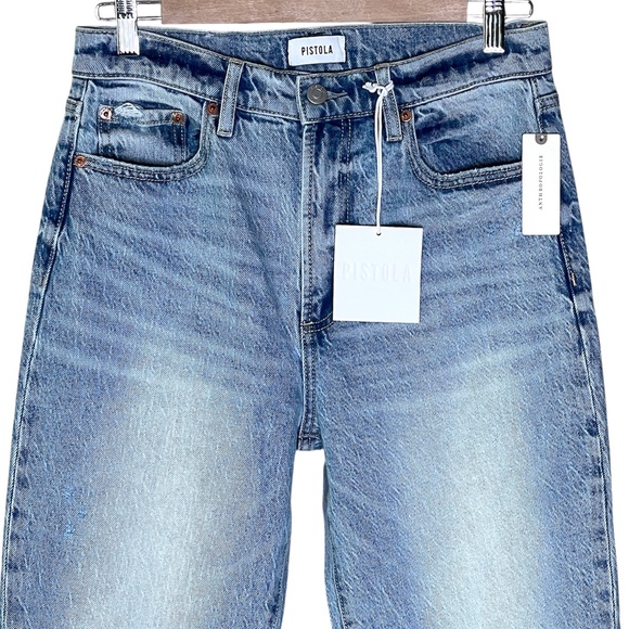 NWT Pistola Ally High Rise Vintage Ankle Boot Jeans in High Tide Size 27 - Picture 6 of 13
